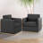 Premium Barrel Swivel Chair (Set of 2)-2093832993