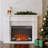 Electric Fireplace Insert, Thin Heater With Log Set & Realistic Flame, Remote Control With Timer, Overheating Protection-973902859