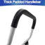 Échelle de tabouret en métal à 2 marches pliable avec poignée ergonomique antidérapante et plateforme - Escabeau de cuisine pliable, robuste, léger, compact et pliable