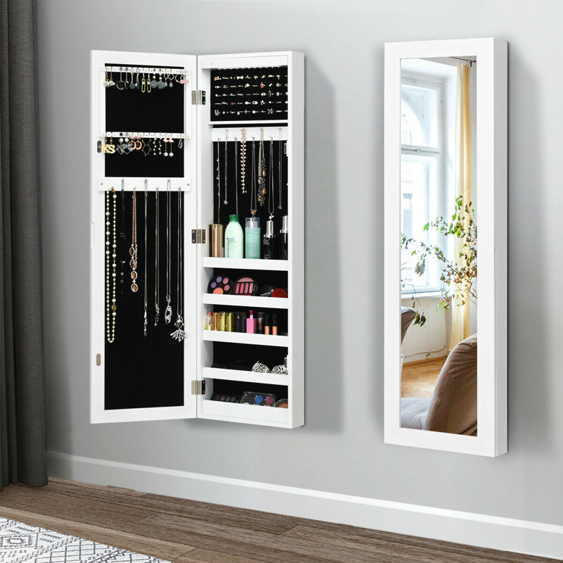 12'' Wide Over-the-Door Jewelry Armoire