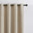 Leming 100% Waterproof and Blackout Solid Color Polyester Linen Textured Grommets Curtains Panel-101254198-99481471