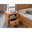 Jesterville 60cm W Solid Wood Bedside Table