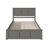 Amear Solid Wood Standard Bed with Drawers