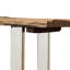 Console en bois récupéré avec structure en fer robuste pour look rustique fabriqué à la main et structure