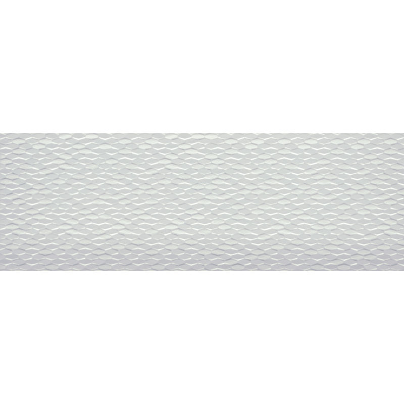 Artwork™ 12" x 35" Beveled Ceramic Metal look Tile, Gray