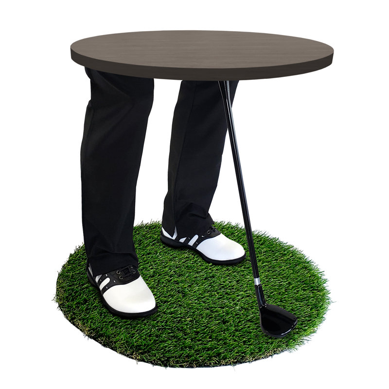 Table de bout abstraite, Argent