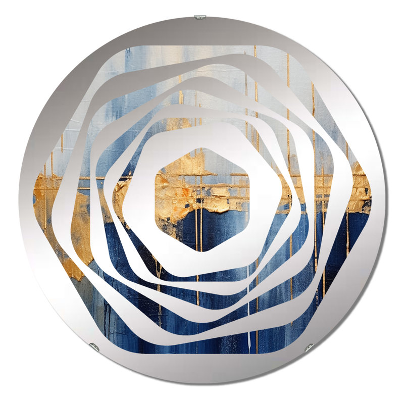 Traza - Miroir décoratif Amorphe, 31,4 po x 31,4 po