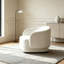 Fauteuil d'appoint incurvé-155985718