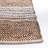 Geremiah Vintage Leather Hand Woven Leather/Jute Striped Rug in Light Brown/Ivory-1312748930