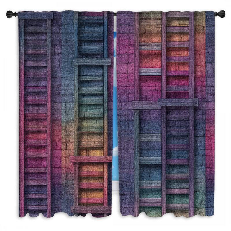 Rideaux obscurcissant et obscurcissant Ladder, 40in x 50in - 2 panels, Obscurcissement de chambre