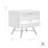 Brilie 18'' W Solid Wood Nightstand