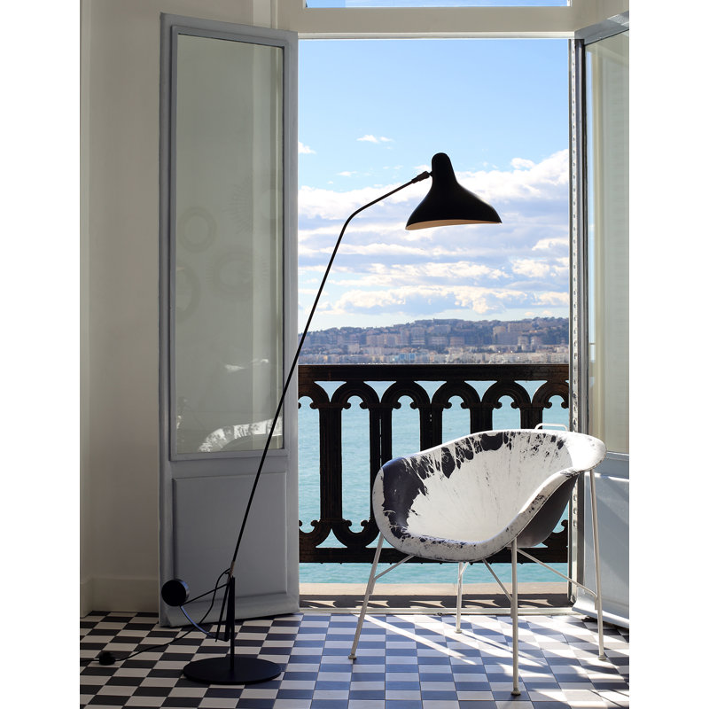 Mantis 64.96'' Black Task Floor Lamp