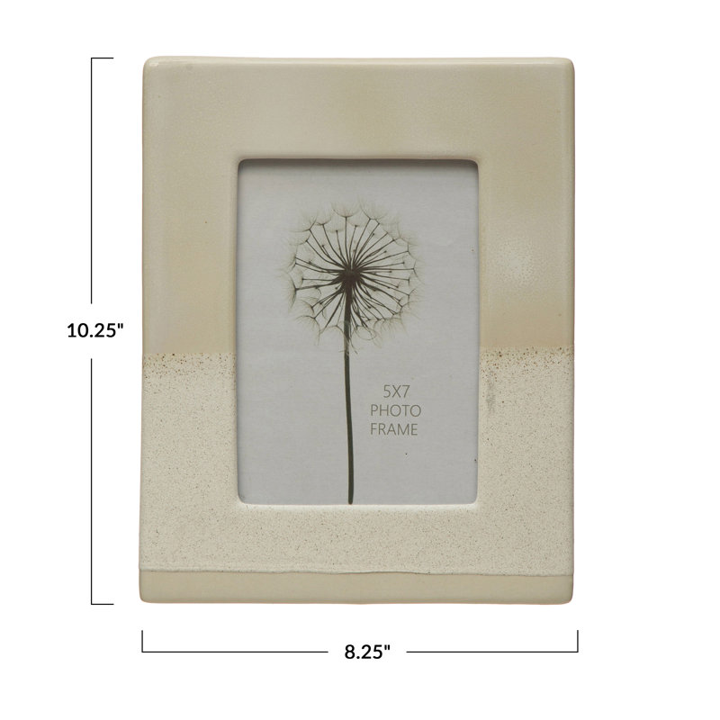 Bera Cream Ceramic Matte Picture Frame