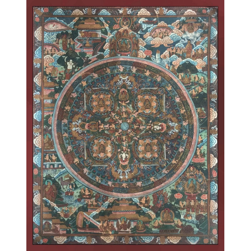 Mandala Thangka (Thangka sans brocart)
