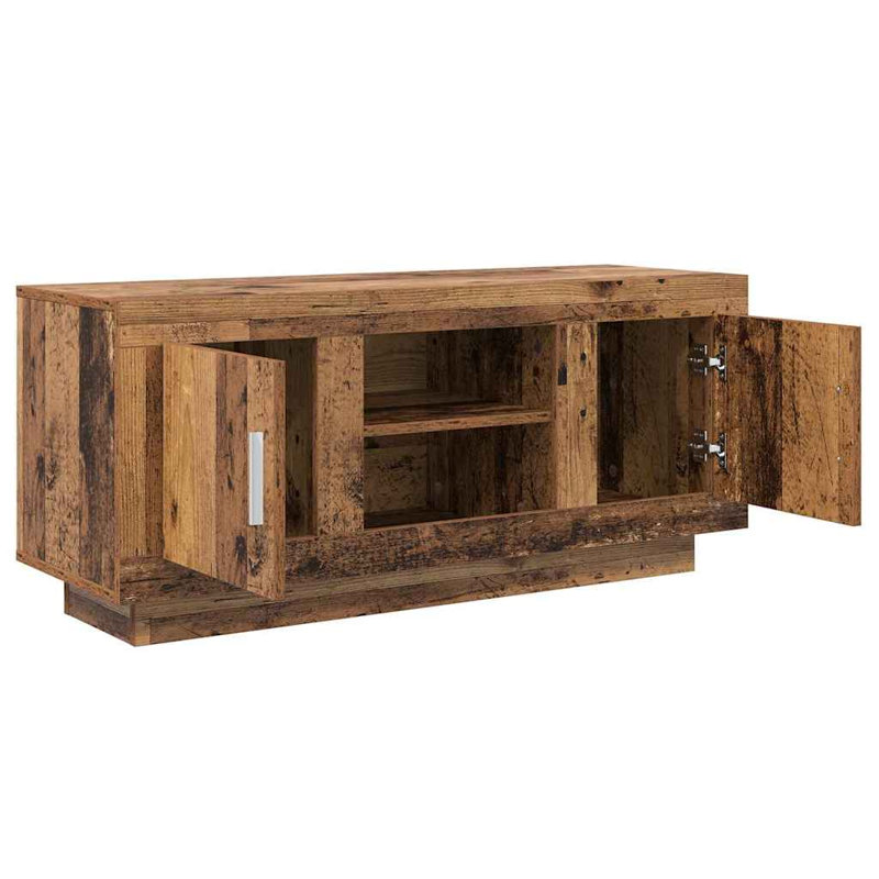 Unfinished TV Stand for TVs up to 48", Old Wood