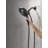 Universal Showering Components Fixed Shower Head with H2Okinetic Technology-81245341