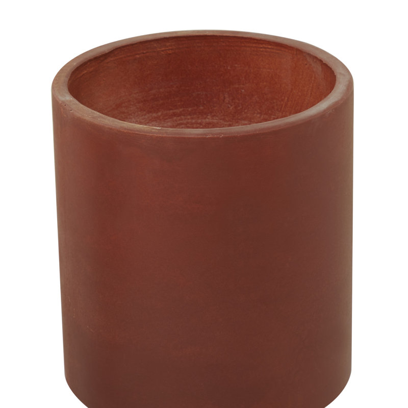Ensemble de pots à fleurs 2 pièces Robbins, Rouge, H 16,55 po x l 9,85 po x P 10,3 po