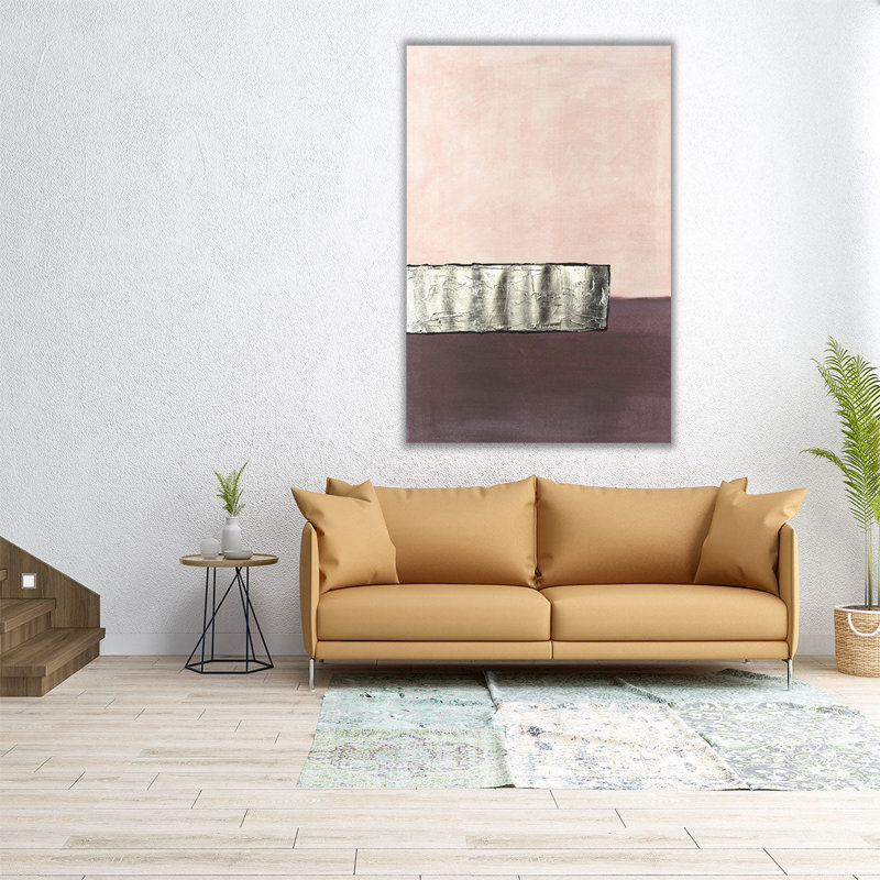 «Colorfield Compliment IV», reproduction d'art sur toile, H 36 po x l 24 po