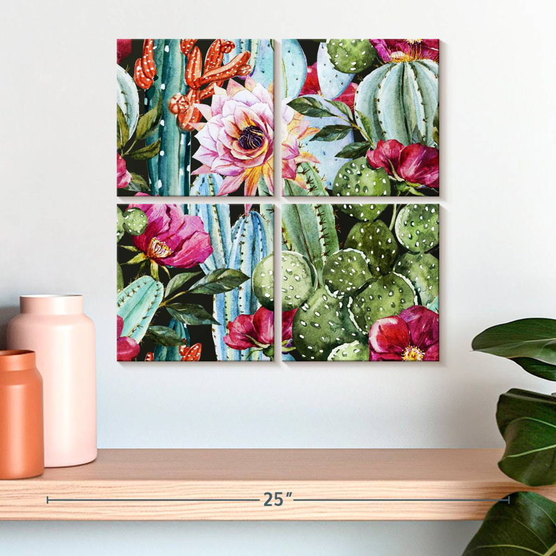Fleur de cactus Harnek, H 18 po x l 18 po