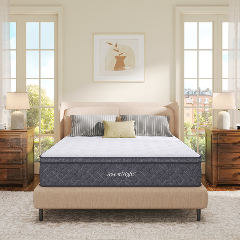 10'' Medium Hybrid Memory Foam Mattress, King, 10"