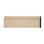 Moulure de base à teinture pour bois franc massif de l 5 1/4 po x L 5 1/4 po x P2,72 po.