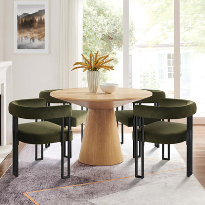 Beore 18.5"Stain Resistant Velvet Armchair