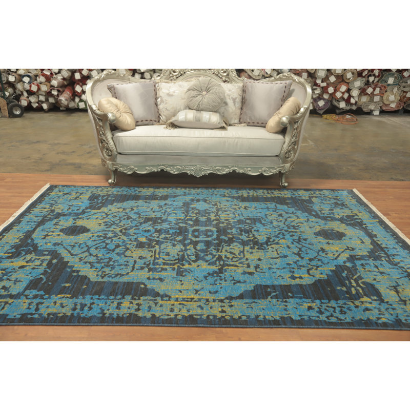 Tapis traditionnel délavé 6 x 9