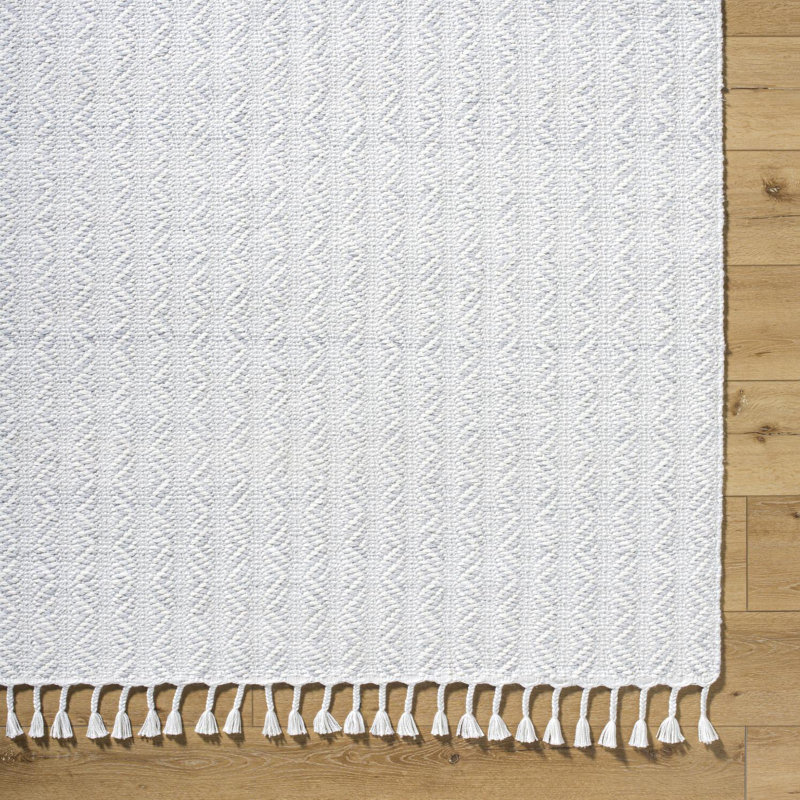 Bhaktivinod Hand Woven Area Rug, Rectangle 8' x 10'