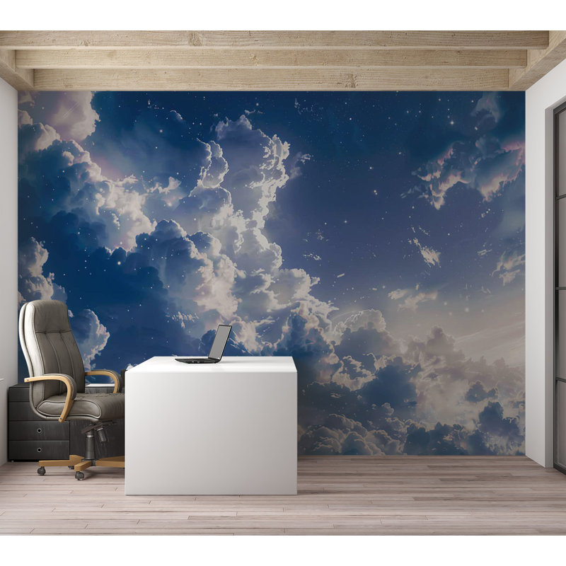 Murale Peel & Stick Space - Le coin du ciel, L 41 po x l 57 po