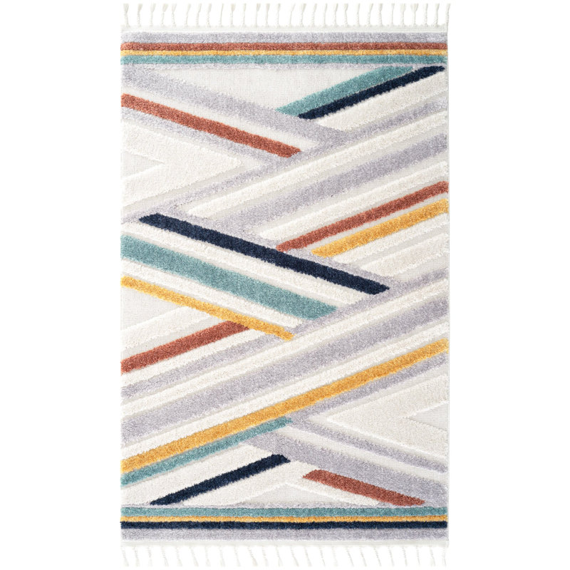 Reyner Machine Made Indoor / Outdoor Area Rug, Rectangle 3'3" x 4'11"