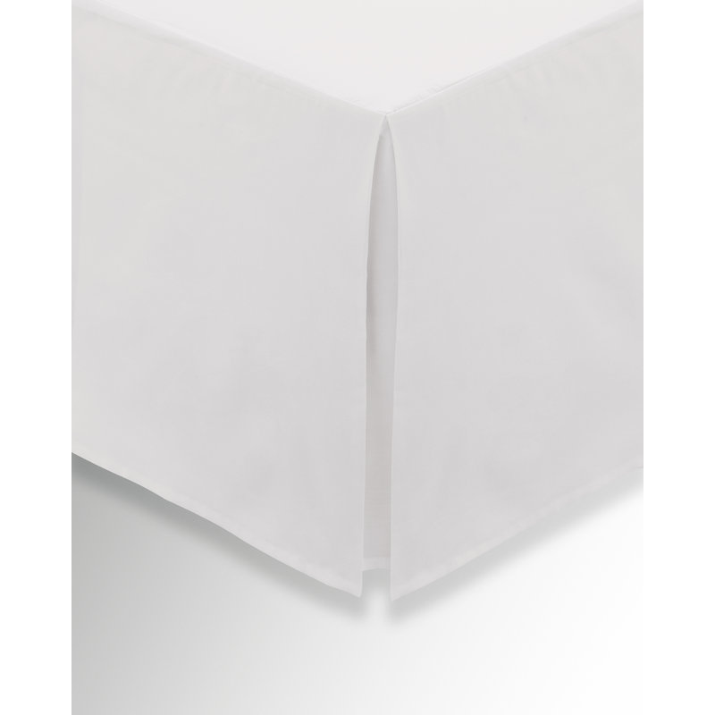 Helena Springfield Plain Dye 180 Thread Count Bed Skirt, Silver, Double (4'6)