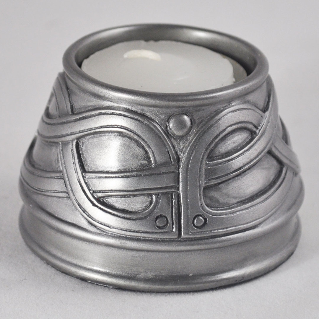 Resin Tabletop Tealight Holder with Candle Included