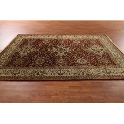 Handmade Floral Agra Oriental Area Rug 6x9