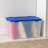 IRIS 156 Qt./39 Gal. Weatherproof Clear Plastic Storage Tote