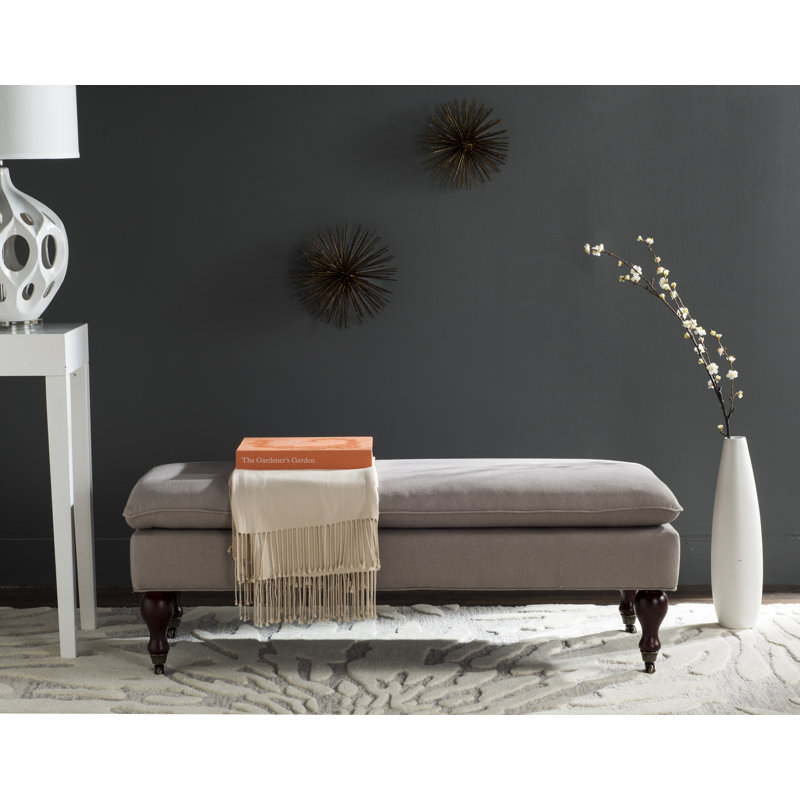 Banc rembourré Hampton, Taupe