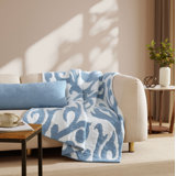 Casablanca Abstract Throw Blanket