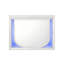 Miroir de coiffeuse DEL blanc de 47 po
