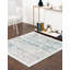 Tapis bleu clair / ivoire Teadora-611344600