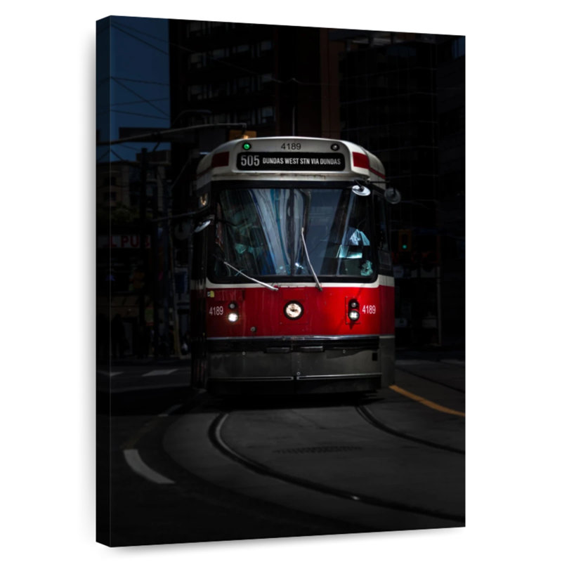 Mehar The 505 Dundas Streetcar Color Version, 39" H x 26" W