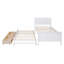 Lit plateforme simple avec lit gigogne et tiroirs-611274521
