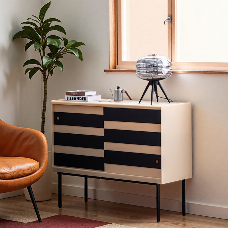 Console Mid-Century moderne, H 35,4 po x l 47,2 po x P 15 po