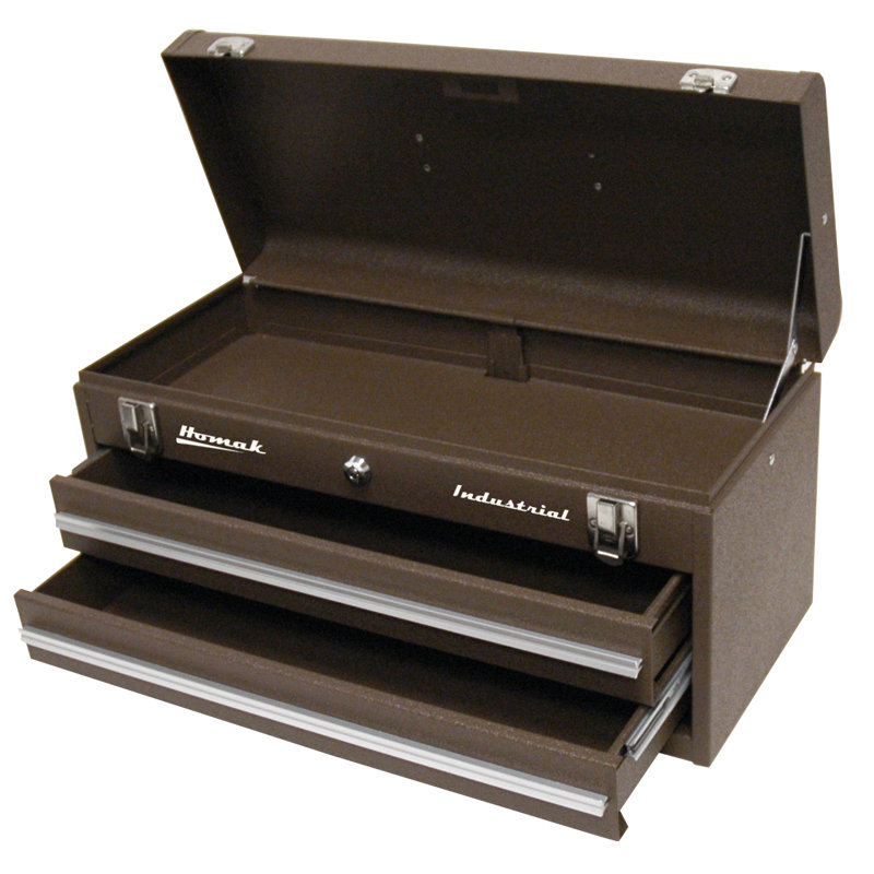 20.13" Friction Tool Box, Brown