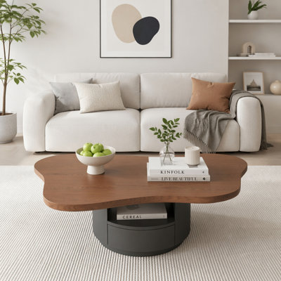 Table basse Mid-Century avec 2 tiroirs Cloud