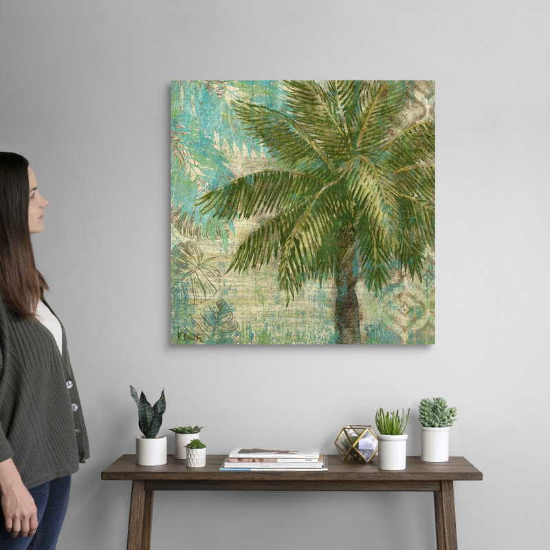 «Aqua Escape II», art mural sur toile, Toile tendue, H 30 po x l 30 po x P 1,25 po