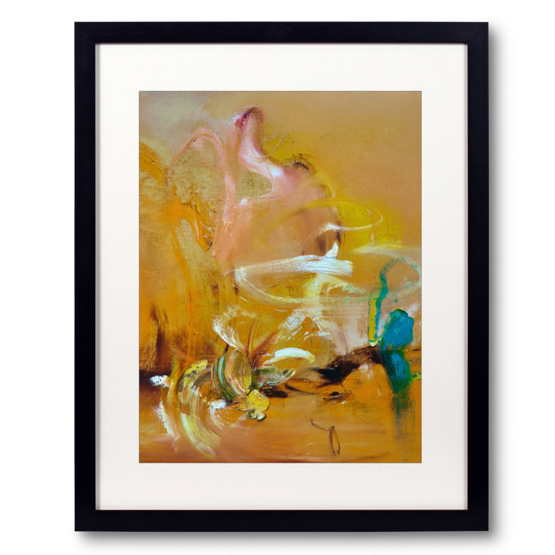 «301 Dawn» par Anne B. Schwartz - peinture encadrée, H 31,25 po x l 25,25 po