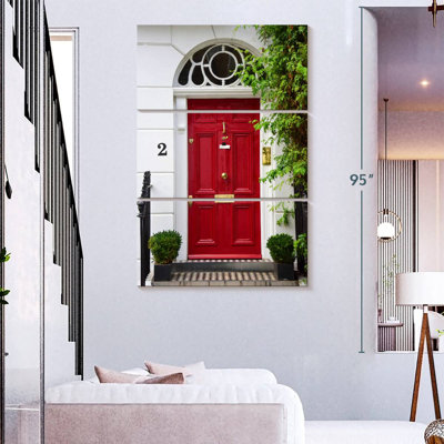 Lilie Red Georgian Door