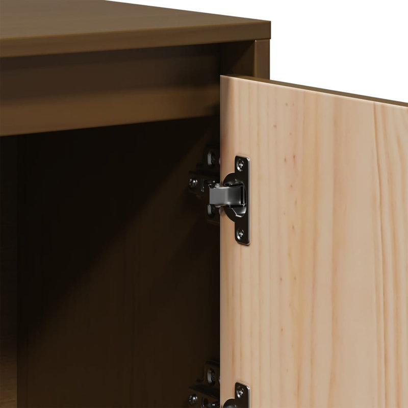 Jete 110.5cm Solid Wood Sideboard, Honey Brown