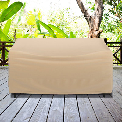 Arlmont & Co. Patio 3-seater Sofa Cover Outdoor Deep Sofa Cover W/ Handles & Air Vents Heavy Duty Patio Bench Cover by Arlmont & Co.
