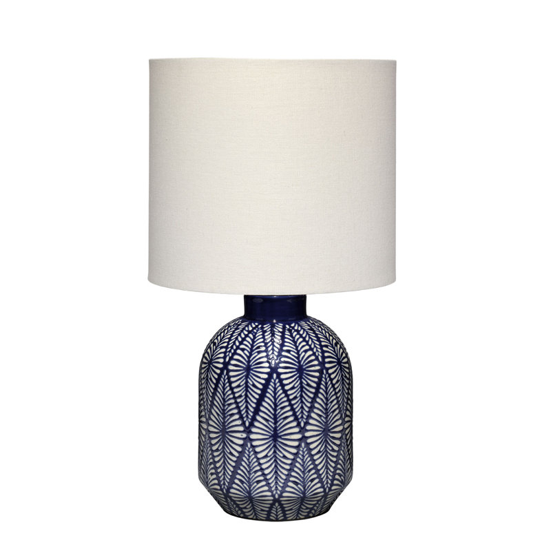 Highland Ceramic Table Lamp with Linen Shade
