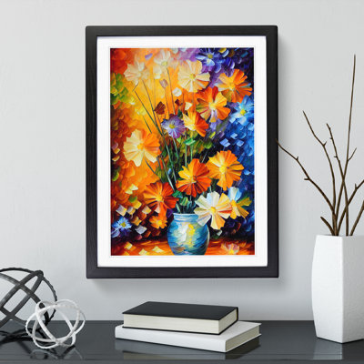 XV1022-2748X Mixed Flowers In A Vase No.6 - Single Picture Frame Painting
